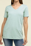 Cotton V-Neck Short Sleeve T-Shirts