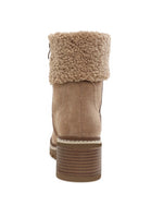 Woolly Faux Fur & Embroidery Detail Boots