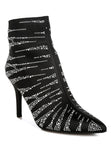 Toget Satin Rhinestone Ankle Party Boots